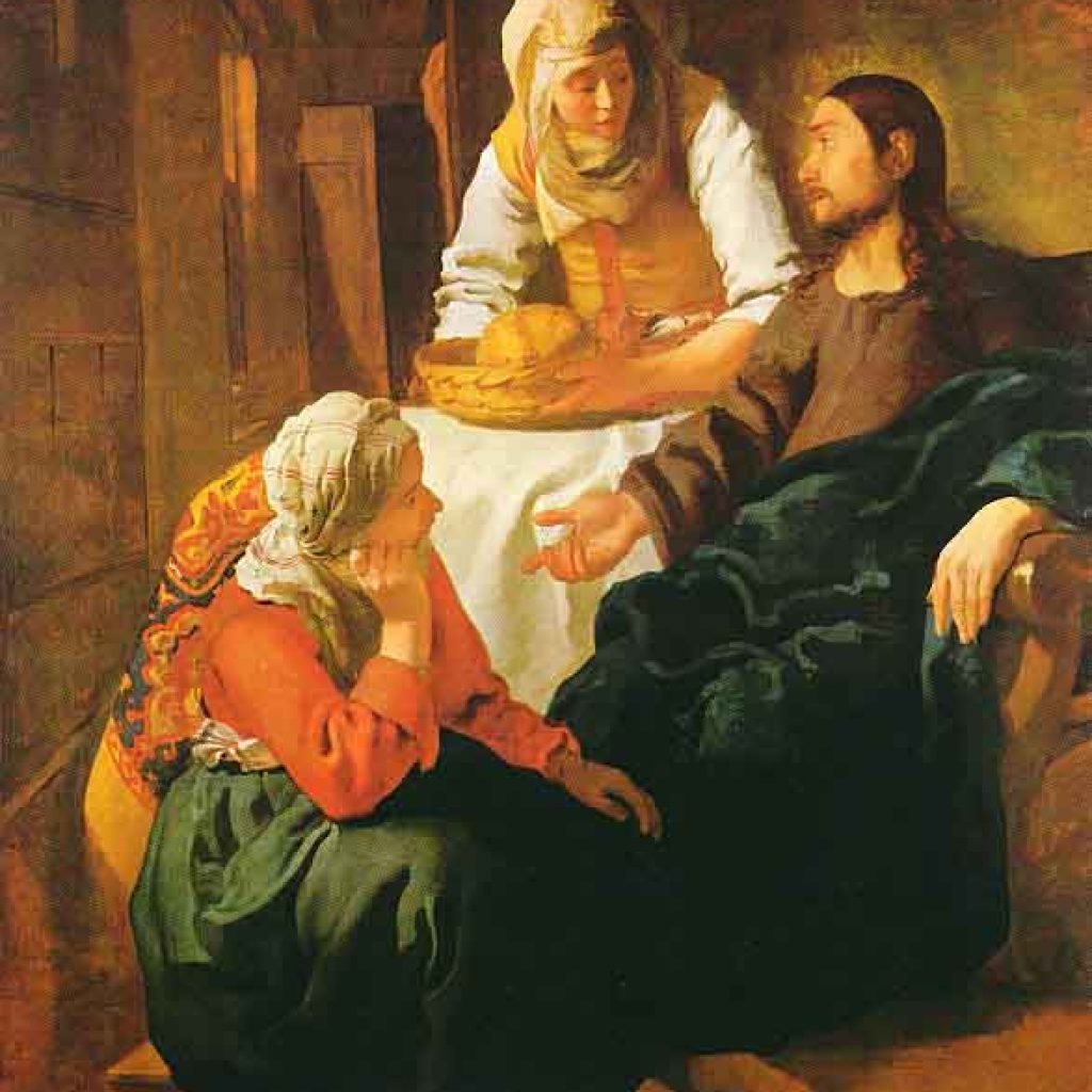 Le Christ dans la maison de Marthe et Marie - Vermeer