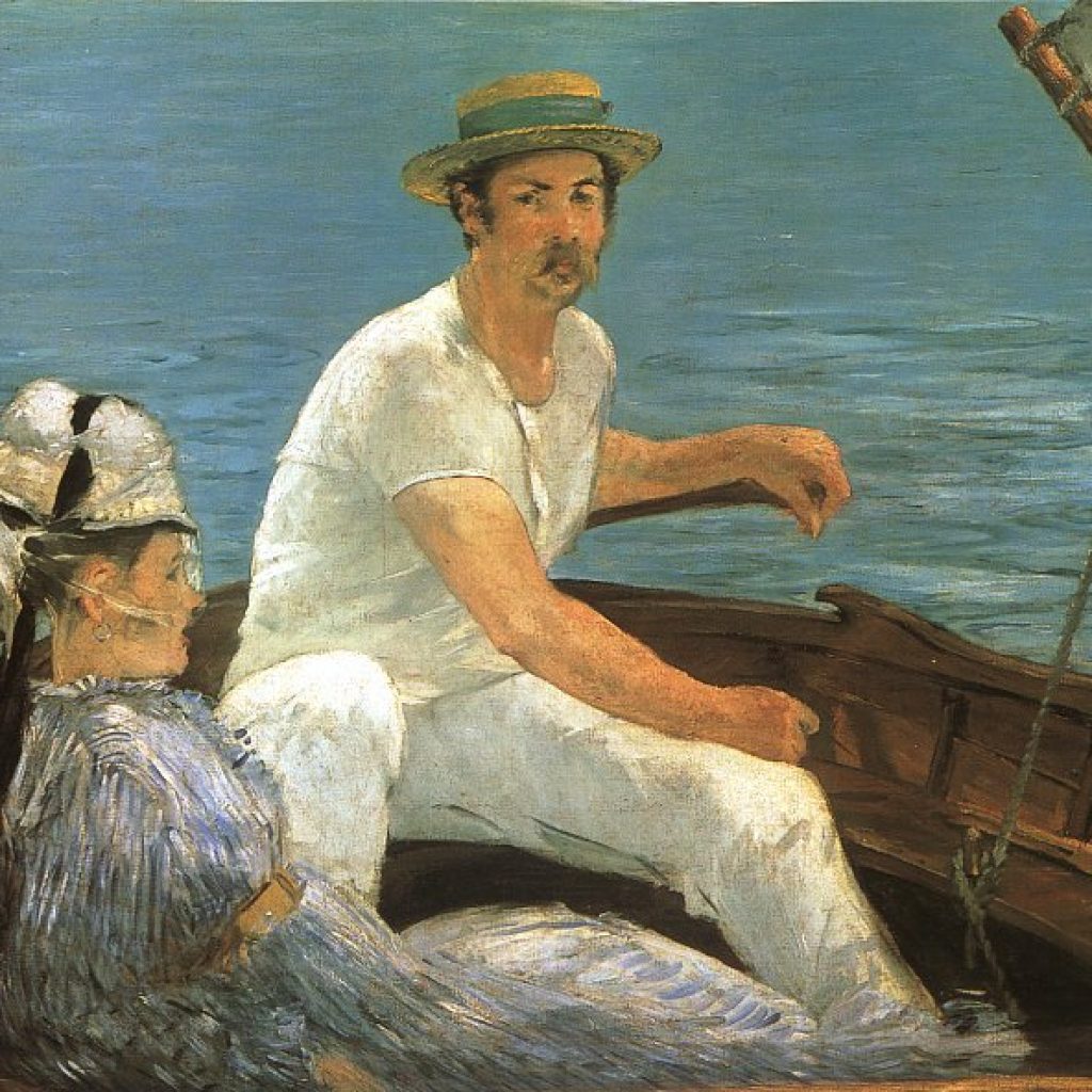 Le canot - Manet