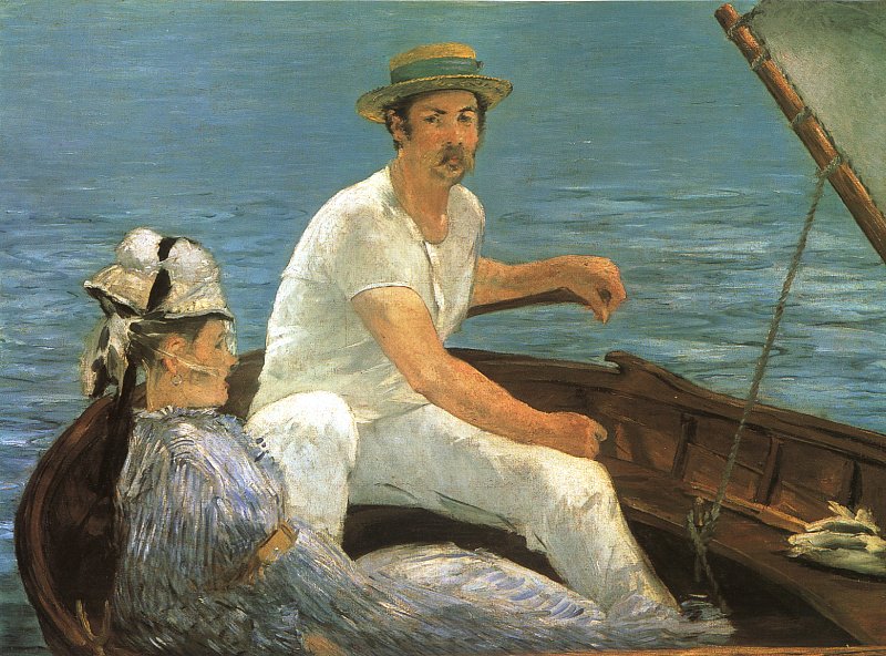 Le canot - Manet