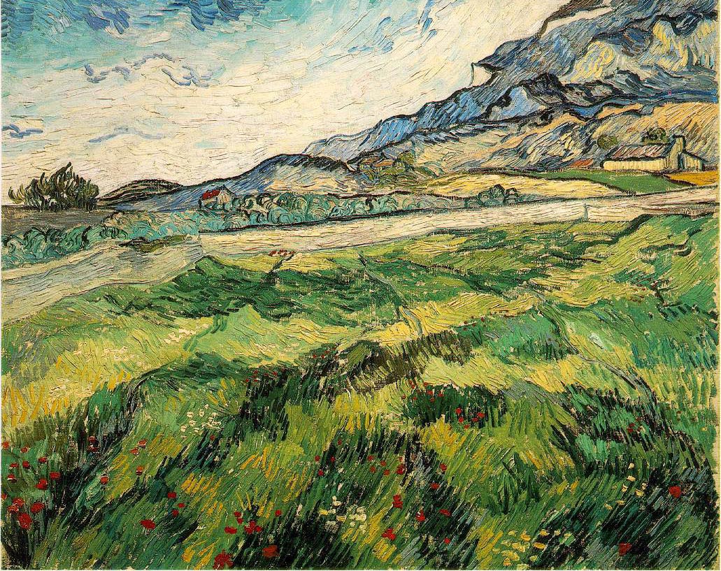 Le champ de blé vert - Van Gogh