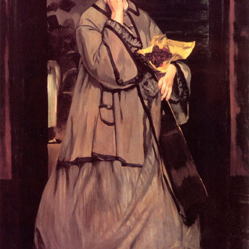 Le chanteur de rue - Manet