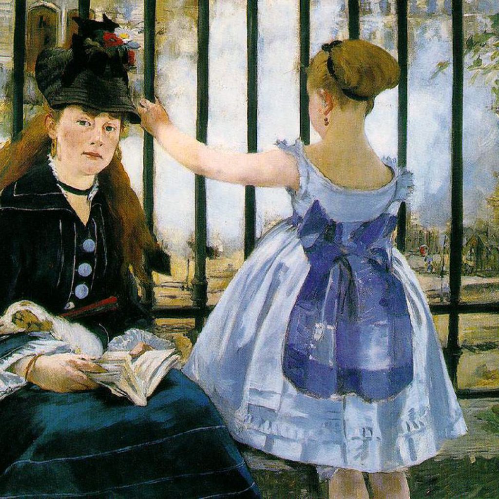 Le chemin de fer - Manet