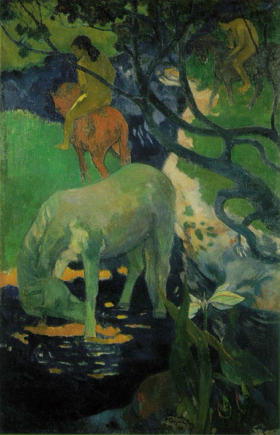 Le cheval blanc - Gauguin