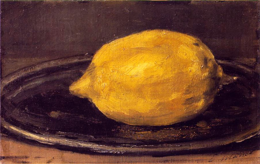 Le citron - Manet