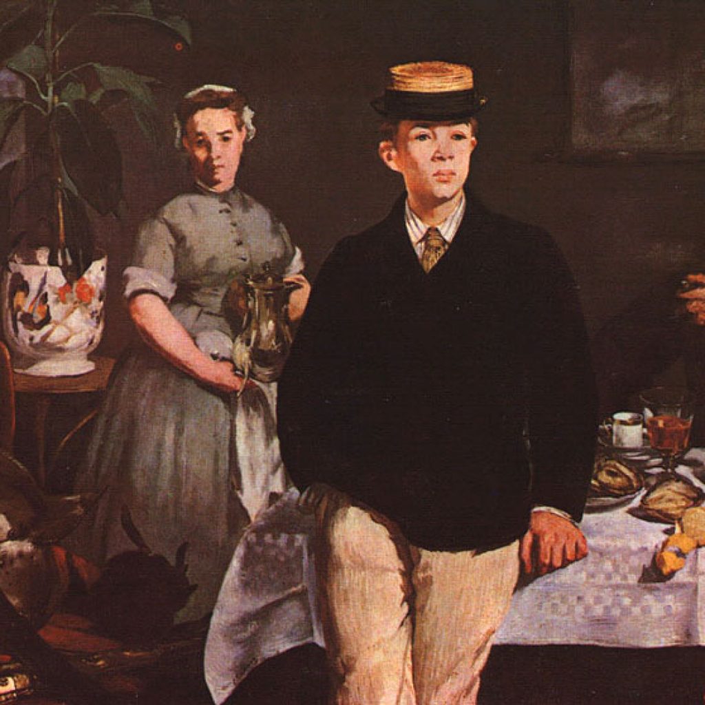 Le déjeuner au studio - Manet