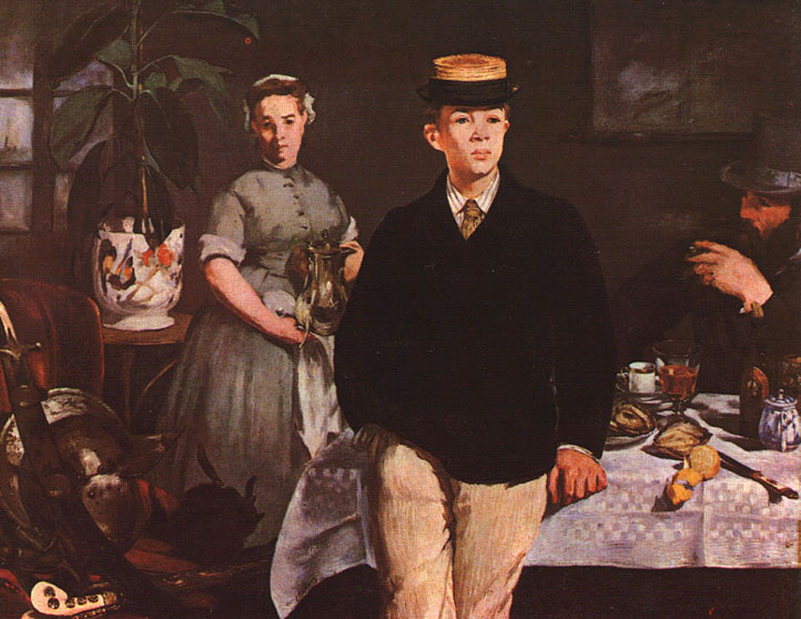 Le déjeuner au studio - Manet