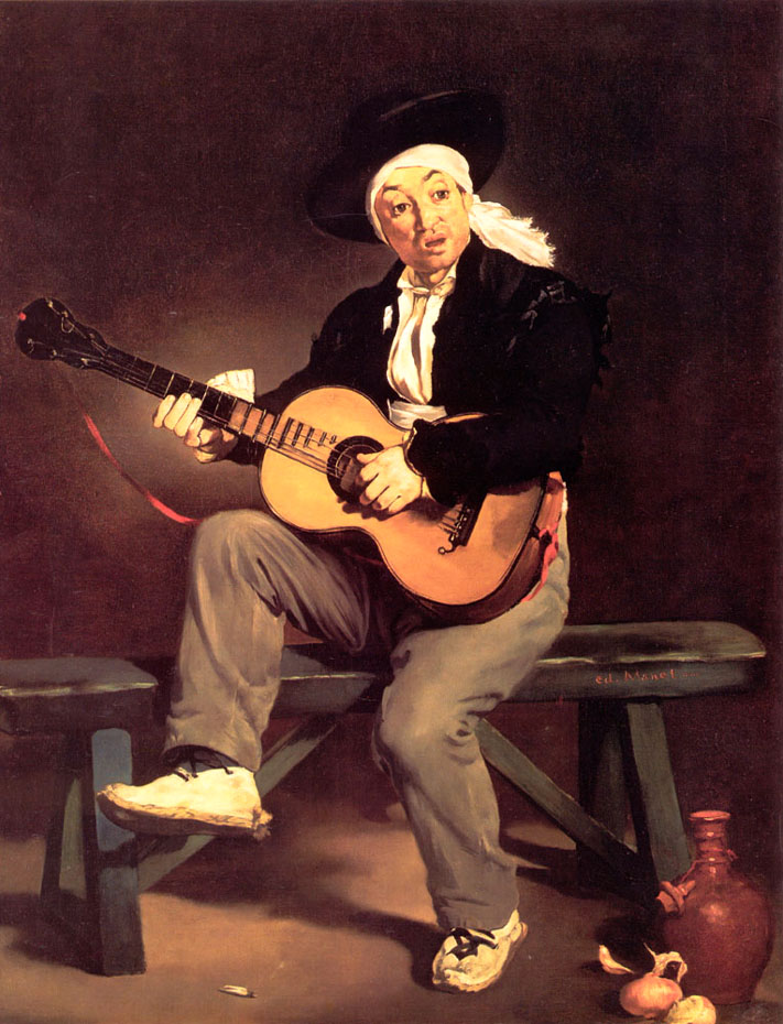 Le joueur de guitare - Manet