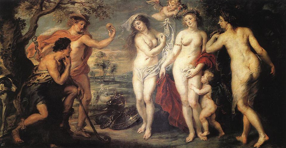 Le jugement de Paris - Rubens
