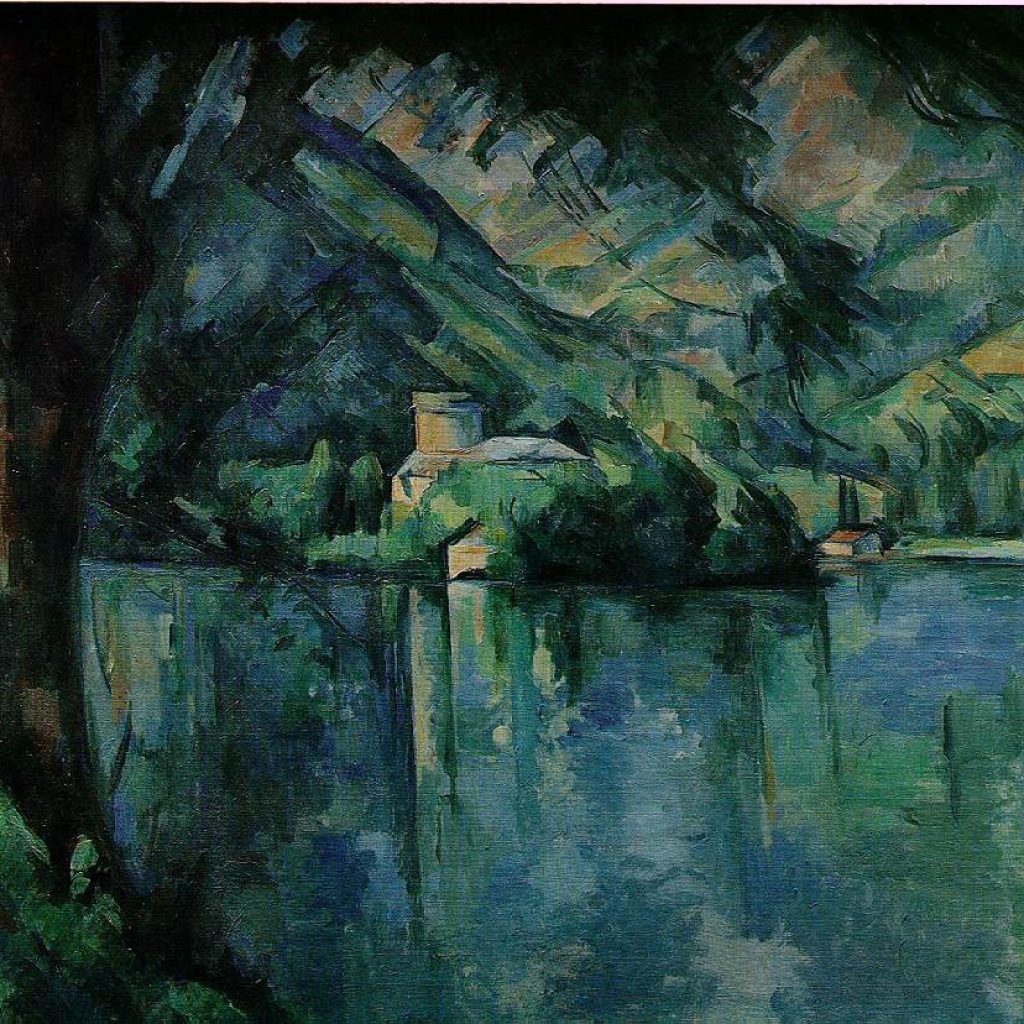 Le lac d'Annecy - Cézanne