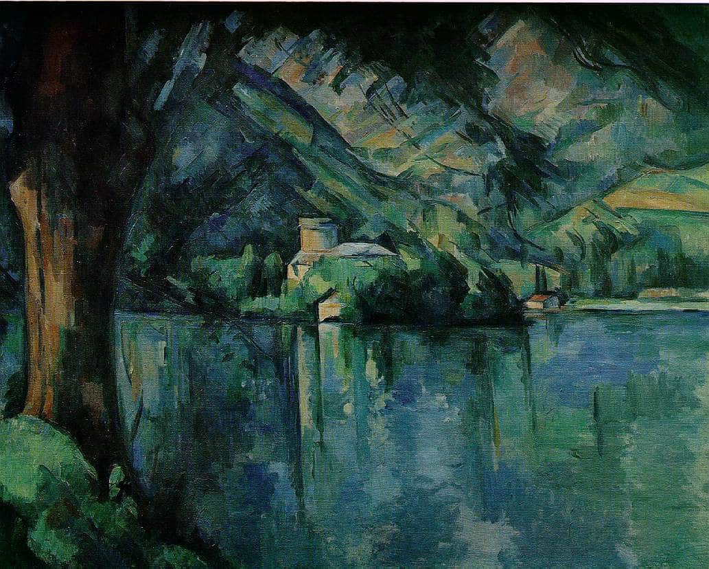 Le lac d'Annecy - Cézanne