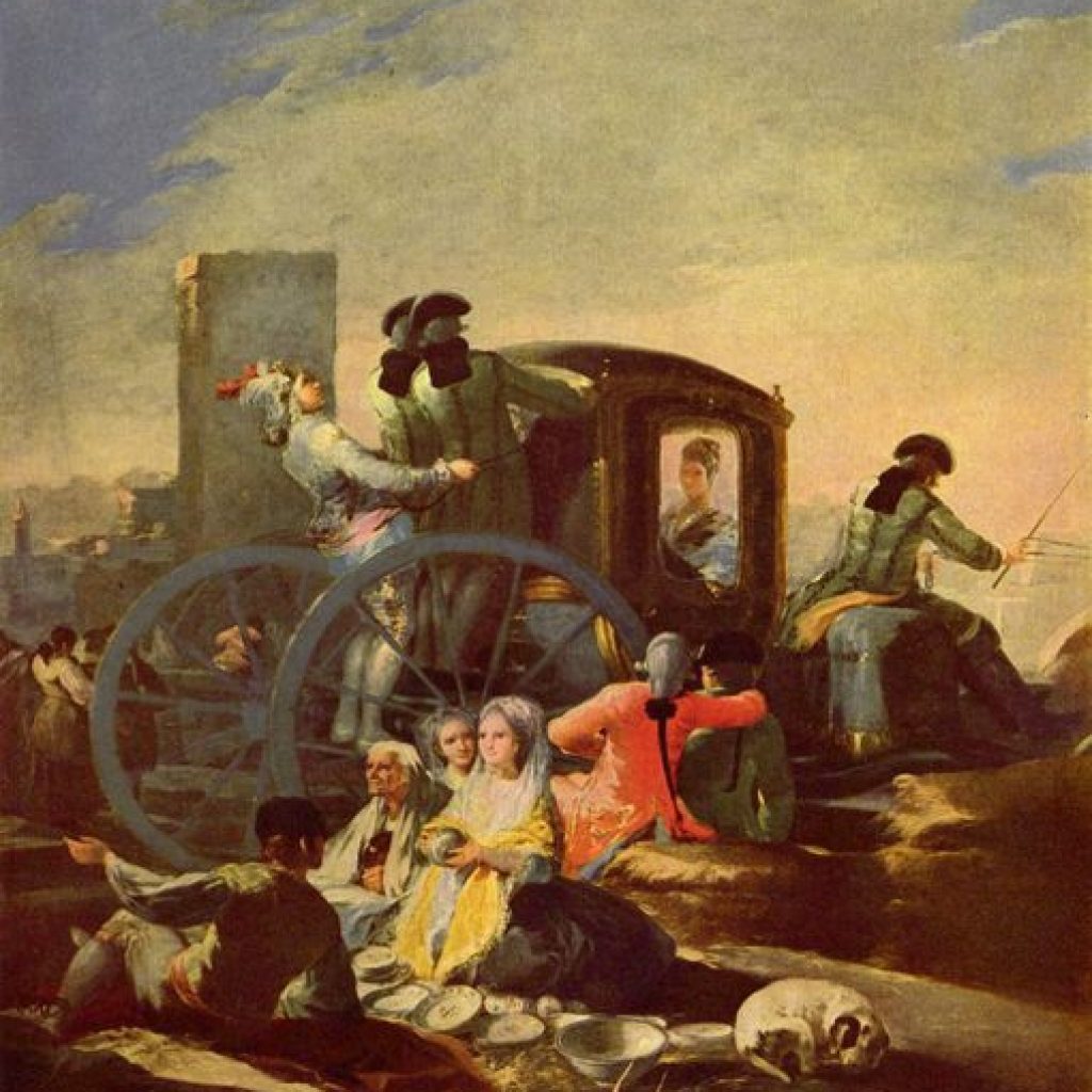 Le marchand de vaisselle - Goya