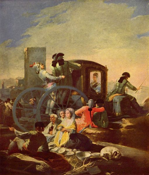 Le marchand de vaisselle - Goya