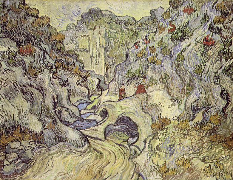 Le ravin " Les Peiroulets " - Van Gogh