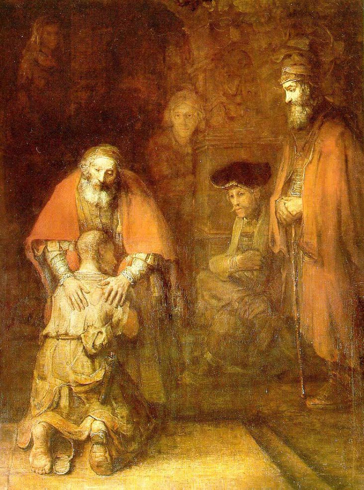Le retour du fils prodigue - Rembrandt