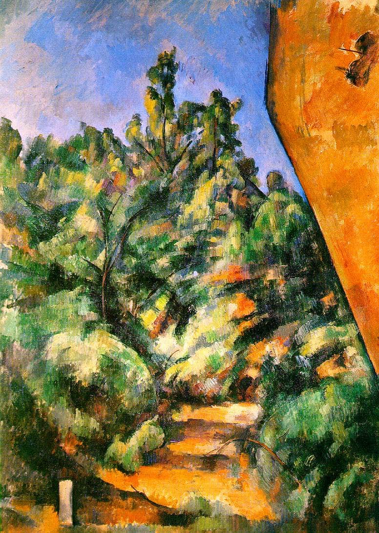 Le rocher rouge - Cézanne