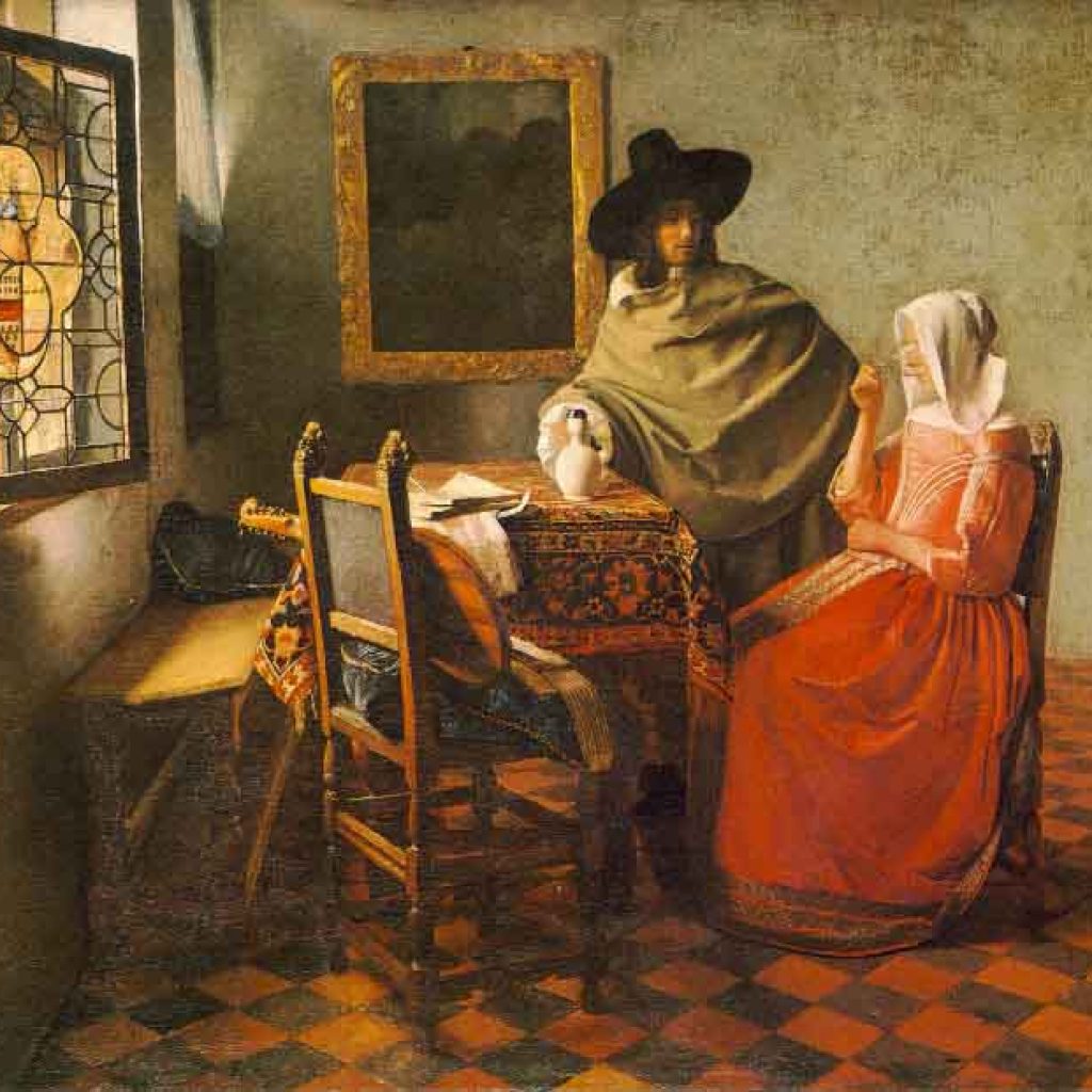 Le verre de vin - Vermeer