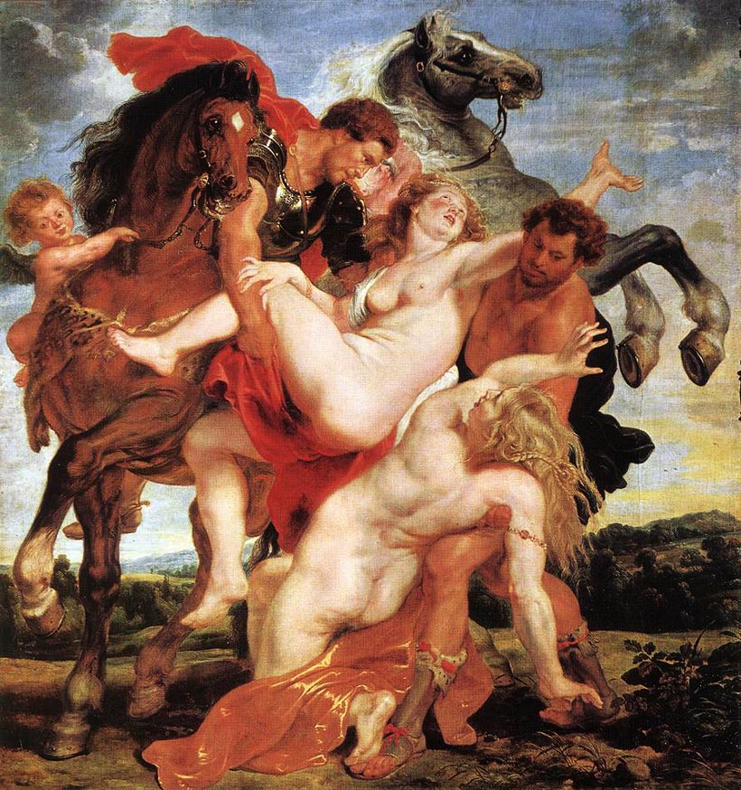 L'enlèvement des filles de Leucippus - Rubens