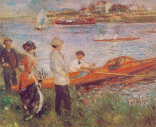 Les canotiers à Chatou - Renoir