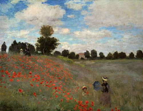 Les coquelicots - Monet