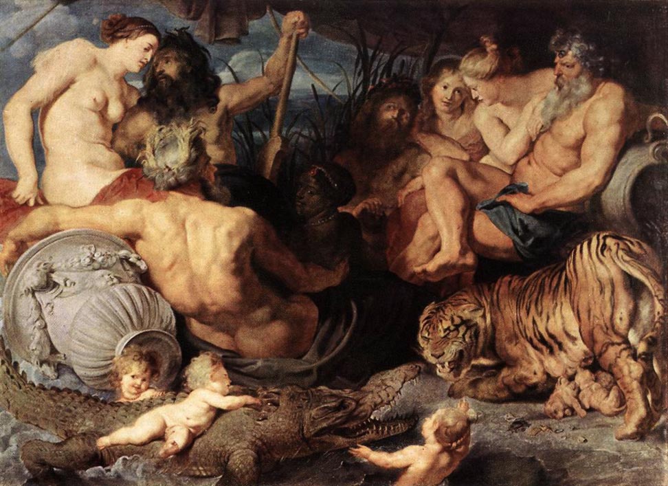 Les quatre continents - Rubens