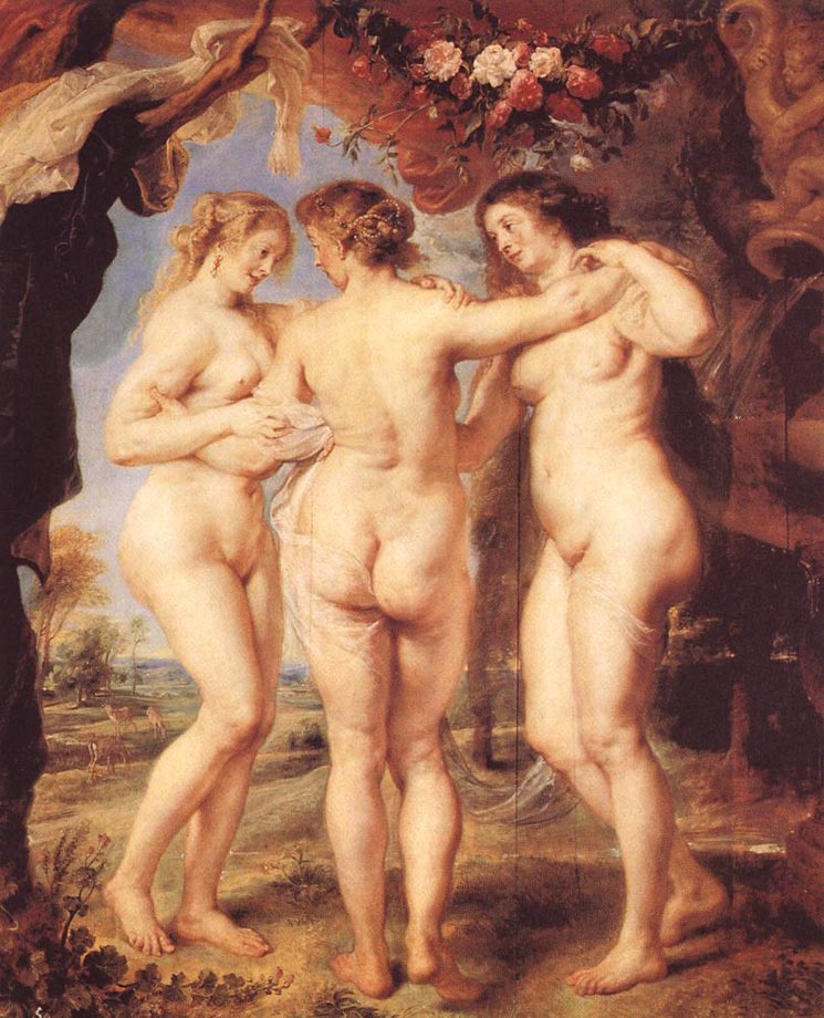 Les trois Grâces - Rubens