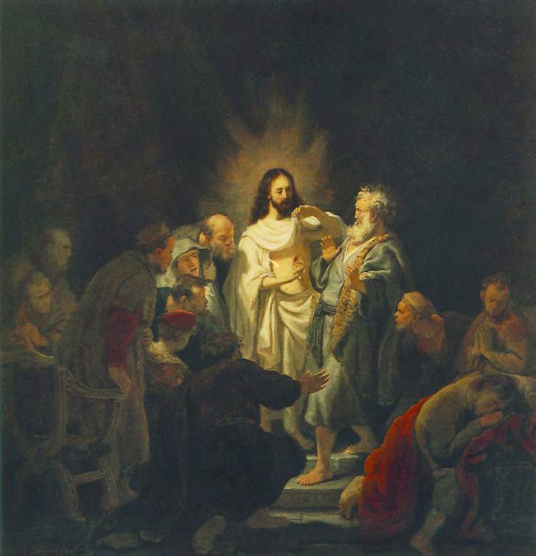 L'incrédulité de Thomas - Rembrandt