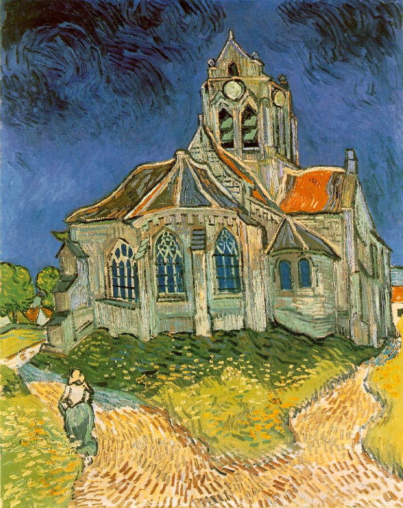 L'église d'Auvers-sur-Oise - Van Gogh