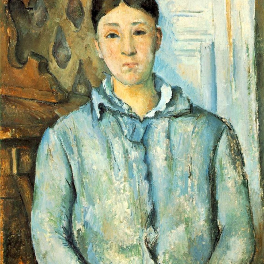 Madame Cézanne en bleu - Cézanne