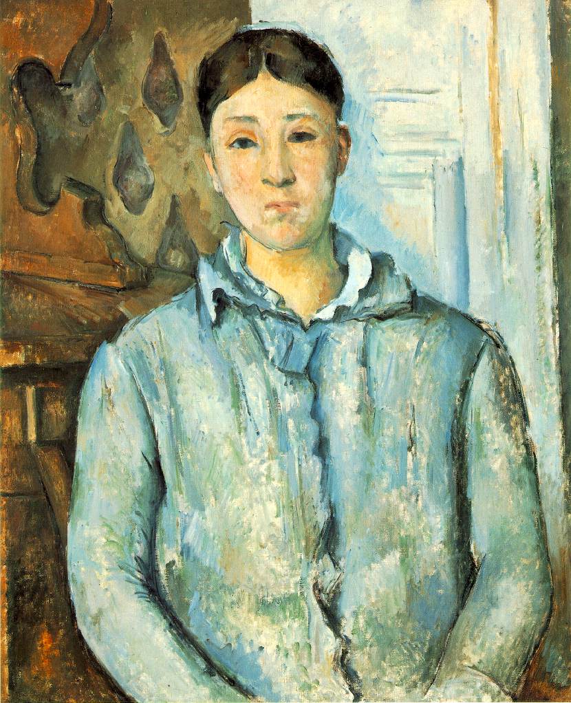 Madame Cézanne en bleu - Cézanne