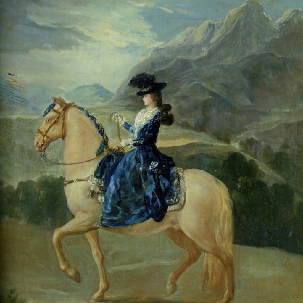 Maria Teresa Vallabriga à cheval - Goya