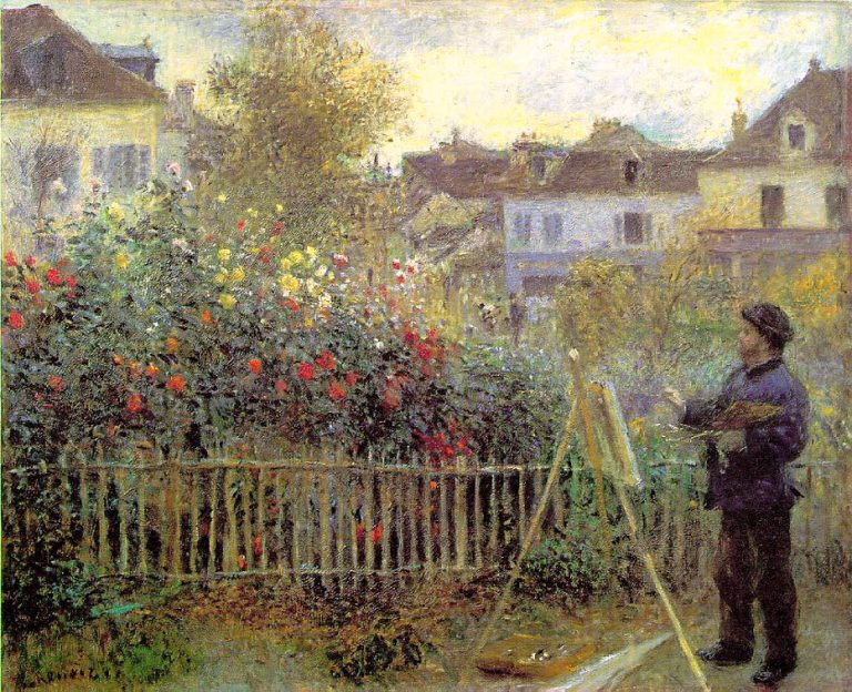 Quand Les Impressionnistes Voulaient Peindre Les Murs Monet peignant son jardin à Argenteuil - Renoir