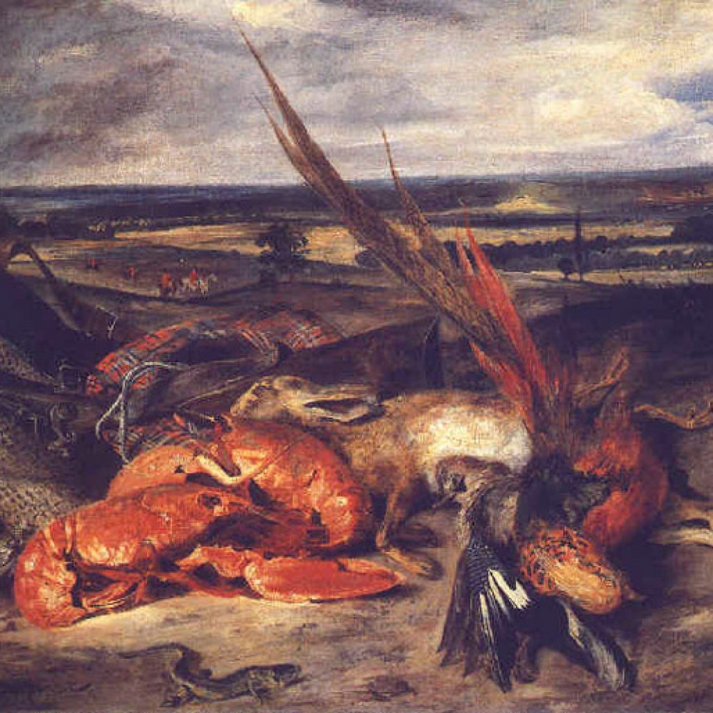 Nature morte aux homards - Delacroix