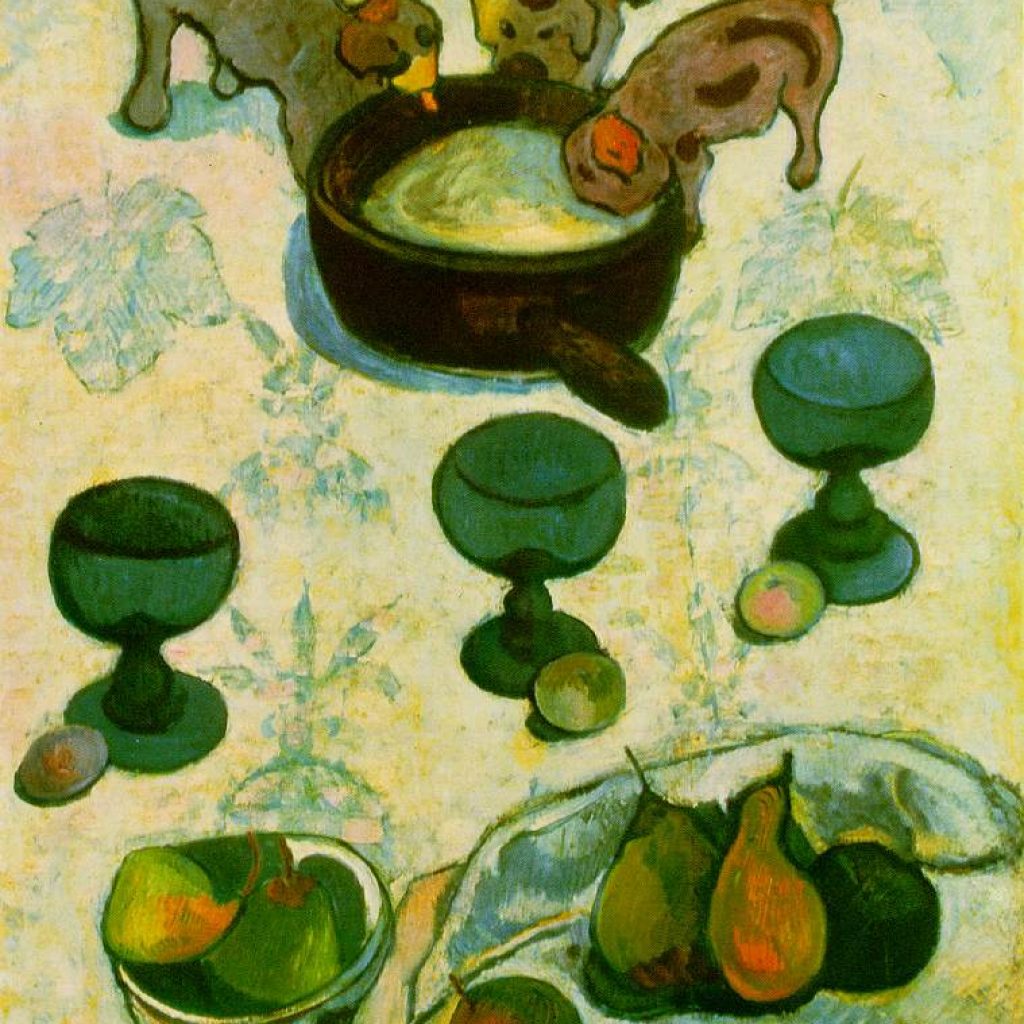 Nature morte aux trois chiots - Gauguin