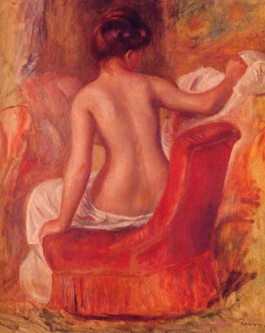 Nu dans une chaise - Renoir