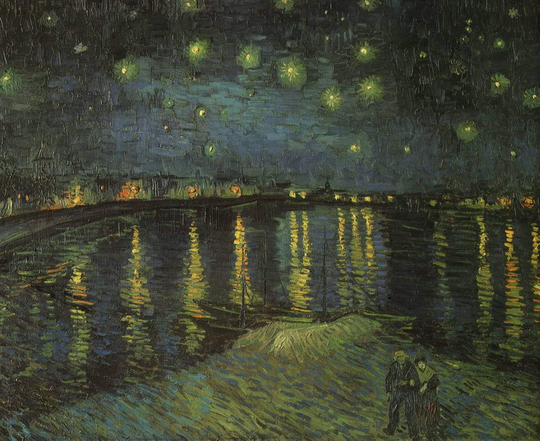 Nuit étoilée sur le Rhône - Van Gogh