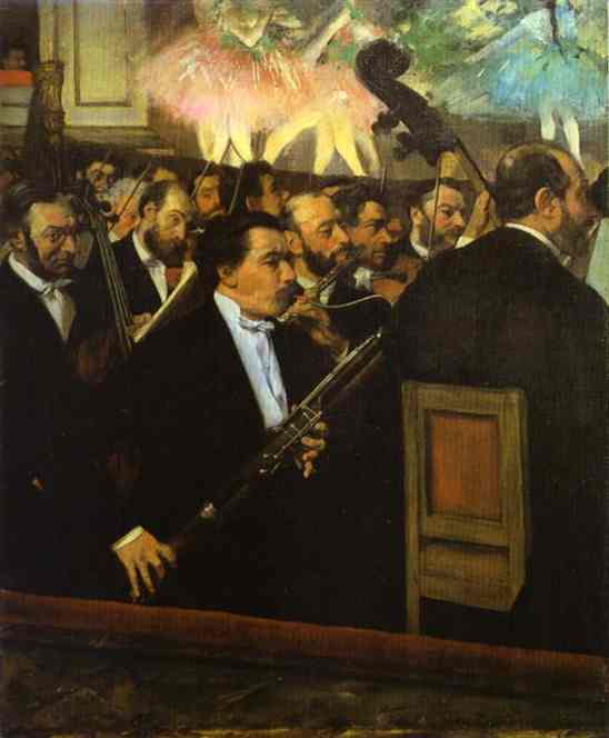 Orchestre à la maison de l'Opéra - Degas