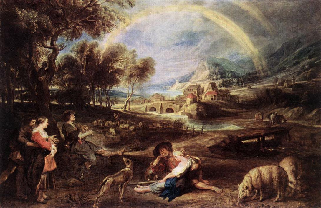 Paysage avec arc-en-ciel - Rubens