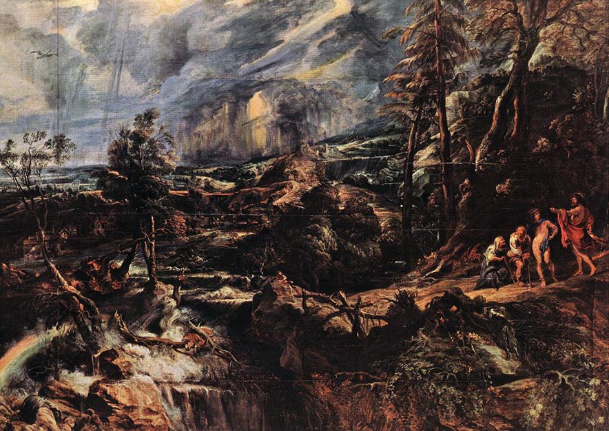 Paysage orageux - Rubens