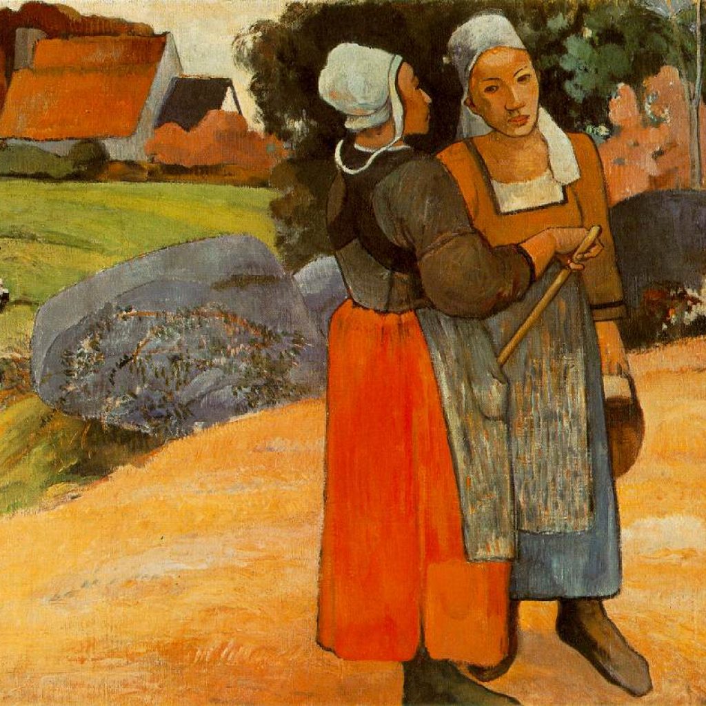 Paysannes bretonnes - Gauguin