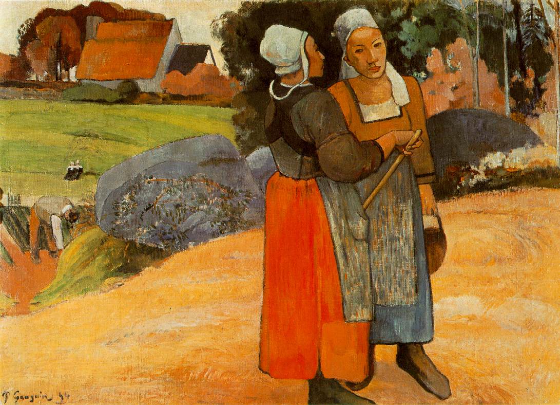 Paysannes bretonnes - Gauguin