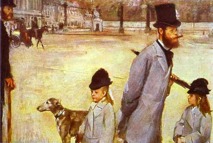 Place de la concorde - Degas