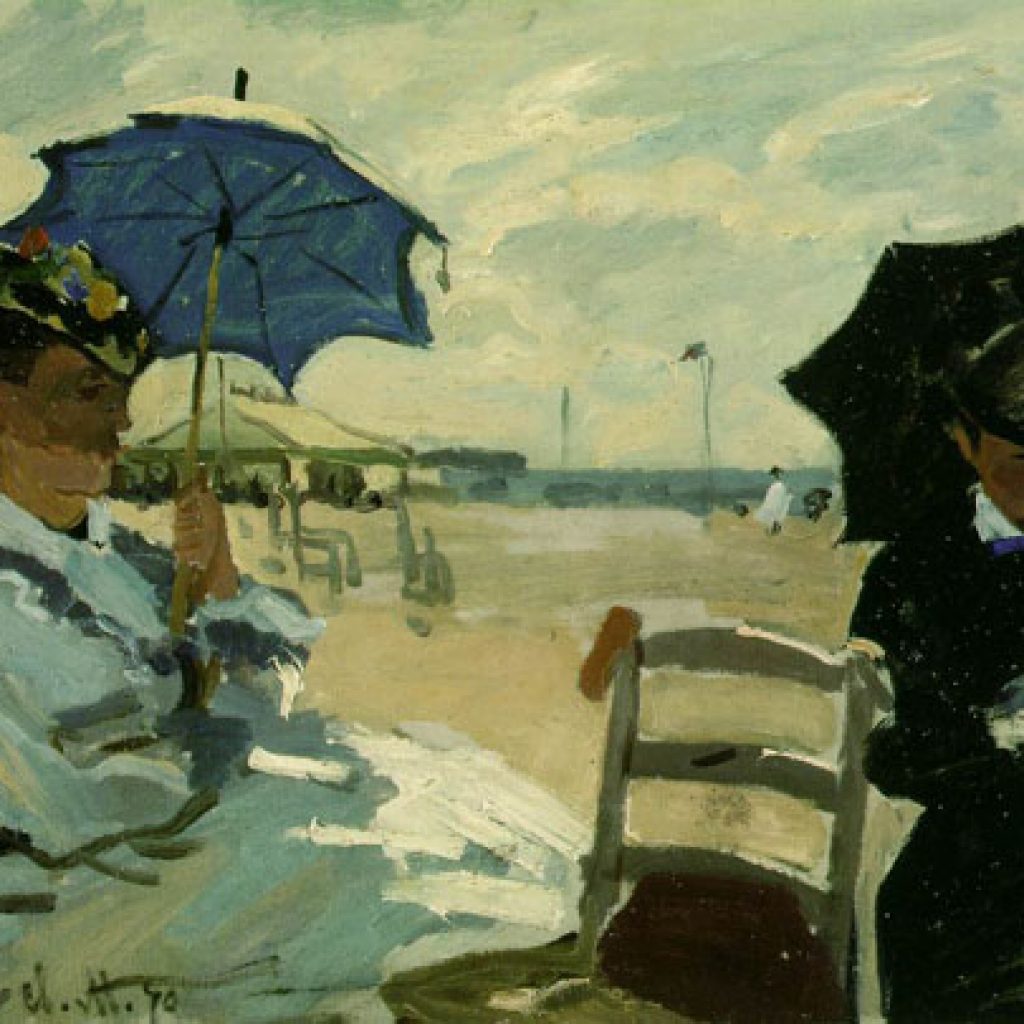 Plage à Trouville - Monet