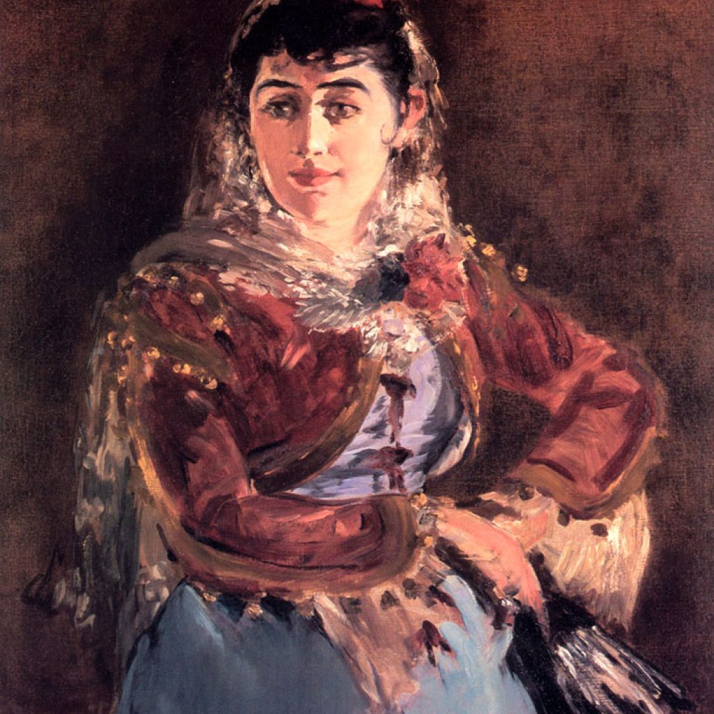 Portrail d'Emilie Ambre dans le rôle de Carmen - Manet