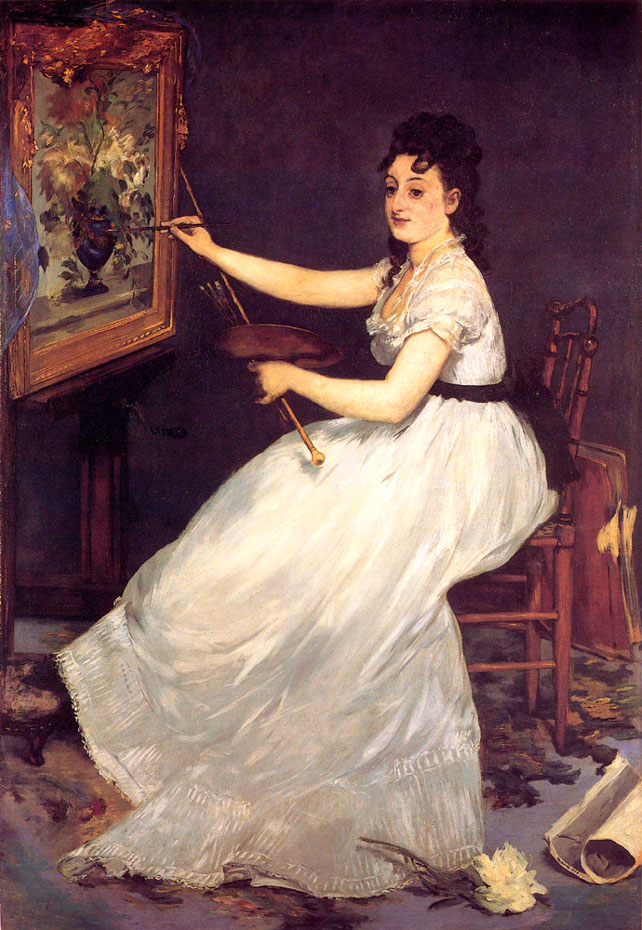 Portrait d'Eva Gonzalès - Manet