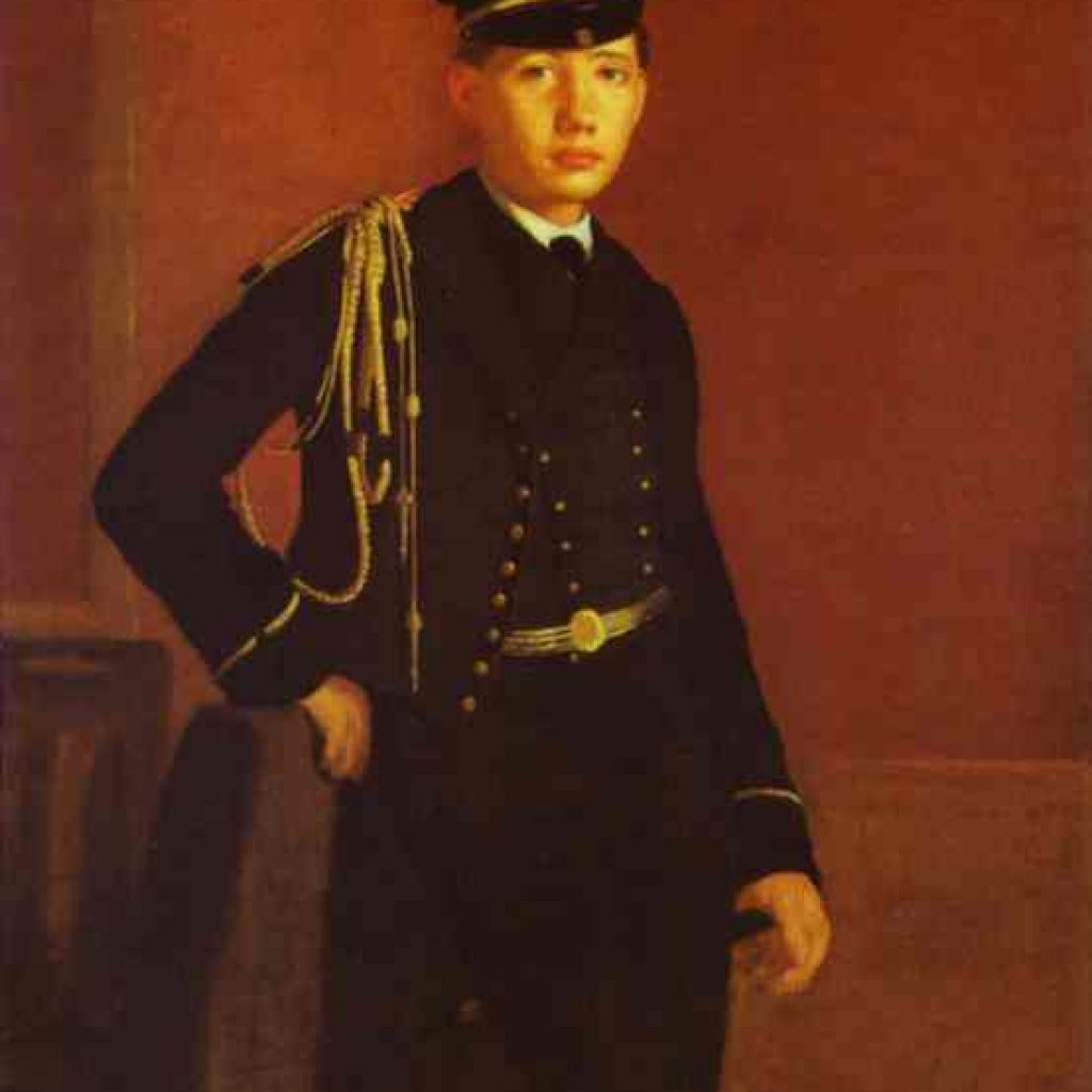 Portrait de Achille Degas - Degas