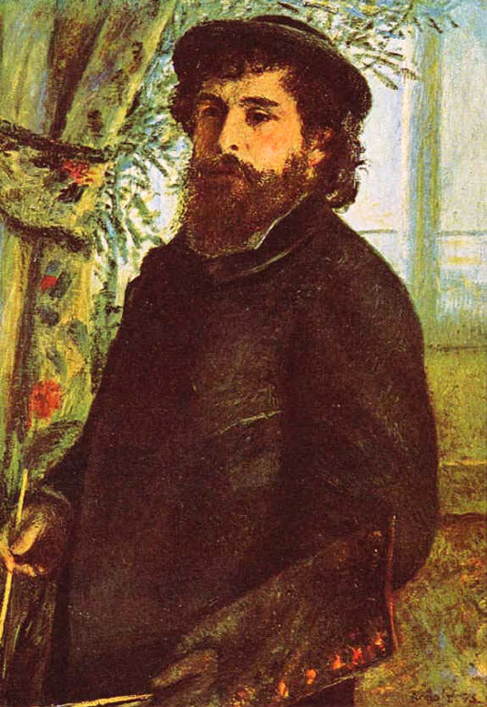 Portrait de Claude Monet - Renoir