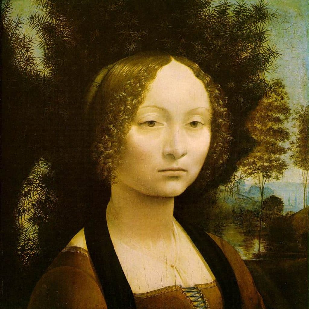Portrait de Ginevra Benci - De Vinci