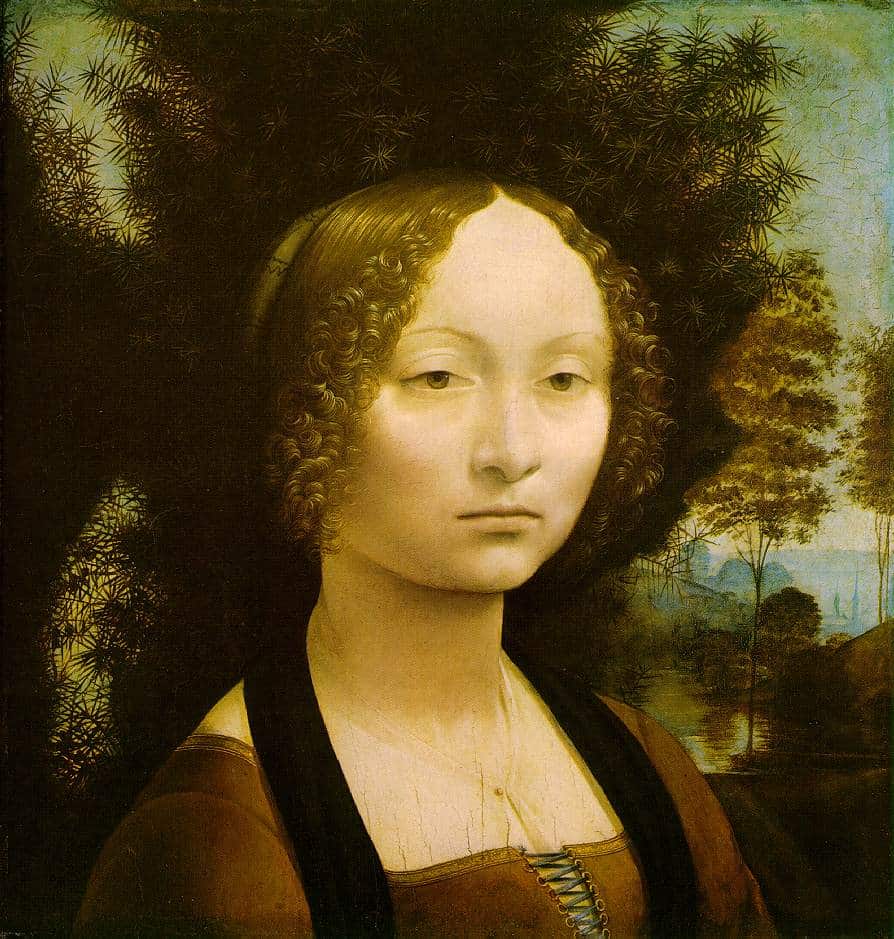 Portrait de Ginevra Benci - De Vinci