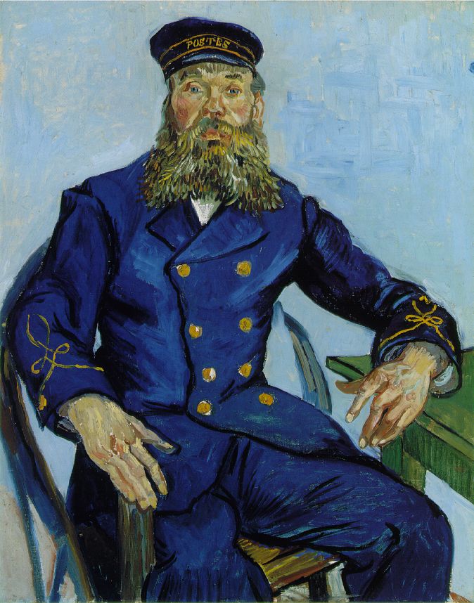 Portrait de Joseph Roulin assis - Van Gogh