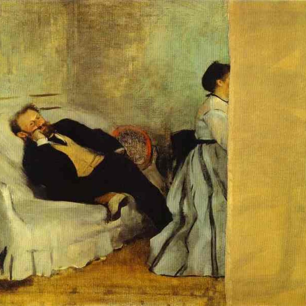 Portrait de M. et Mme Manet - Degas